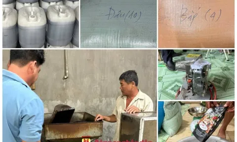 Triệt xóa đường dây sản xuất, buôn bán cà phê bột giả