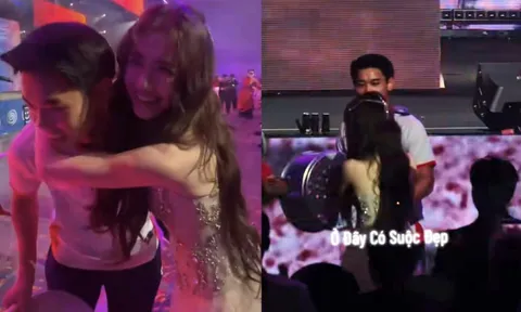 Phía sau khoảnh khắc Hoà Minzy ôm Đình Bắc ở chốn đông người