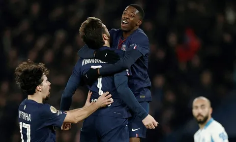 Dembele lập cú đúp, PSG hủy diệt đội bóng của Greenwood 5-0