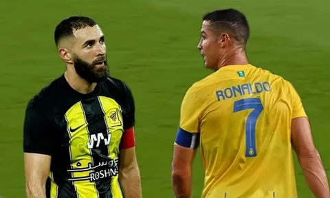 Benzema trêu đùa Ronaldo không đúng lúc