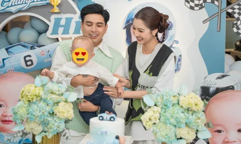 Hồ Quang Hiếu và vợ kém 17 tuổi làm tiệc thôi nôi hoành tráng cho quý tử