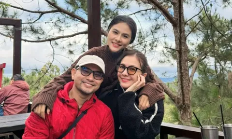 Vân Trang đón vợ chồng diễn viên Huỳnh Đông về Việt Nam ăn Tết