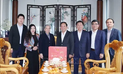 Trưởng Ban Tuyên giáo và Dân vận Trung ương thăm, chúc Tết gia đình các nhân sĩ tiêu biểu