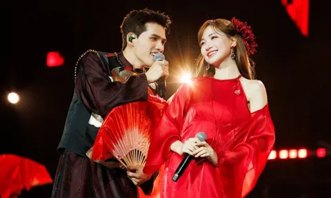 Quốc Thiên công khai nhắn gửi Hòa Minzy đúng thời khắc giao thừa