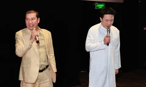 Trấn Thành tặng món quà đặc biệt cho NSƯT Quang Thắng khi đi cinetour Thỏ Ơi!!