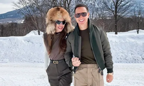 Gia đình Hồ Ngọc Hà và Kim Lý xuất ngoại dịp Tết