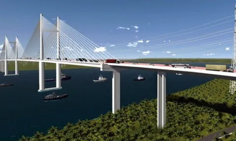 Lộ diện thời điểm cầu dây văng có tĩnh không cao nhất Việt Nam "về đích"