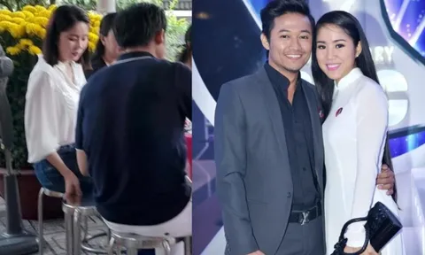 Xúc động hình ảnh Lê Phương ở lễ giỗ Quý Bình