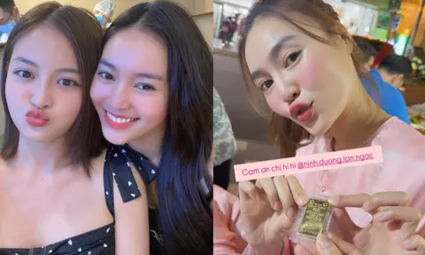 Ninh Dương Lan Ngọc tặng vàng miếng cho người chị em thân thiết