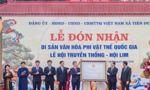 Hội Lim đón nhận danh hiệu Di sản văn hóa phi vật thể Quốc gia