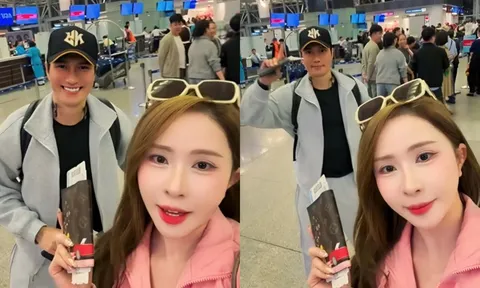 Diễn viên Quỳnh Nga công khai xuất hành đầu năm cùng Việt Anh