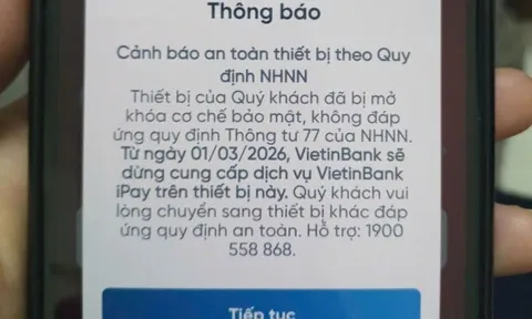 Nhiều người dùng Vietcombank, BIDV, Agribank, VietinBank... bị chặn chuyển, rút tiền qua điện thoại từ hôm nay (1/3): Cần làm gì để tiếp tục giao dịch?