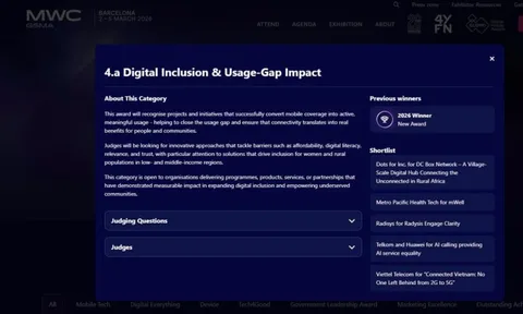 Việt Nam nhận đề cử GLOMO Awards: Hành trình từ 2G đến 5G của Viettel được thế giới ghi nhận