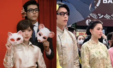 'Gấp đôi visual' với khung hình giữa nam chính phim Trấn Thành và Tiểu Vy