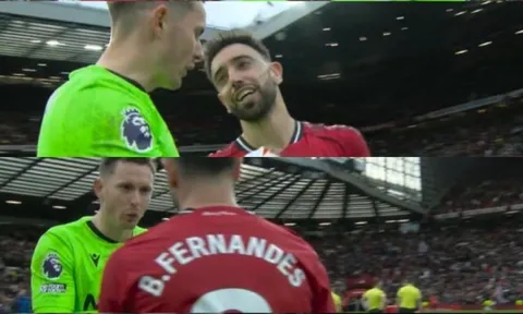 Dean Henderson nói gì với Bruno sau trận?