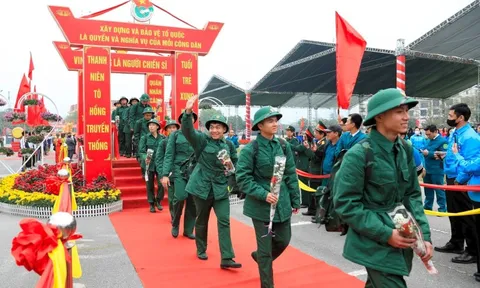 Các địa phương sẵn sàng cho lễ giao nhận quân năm 2026