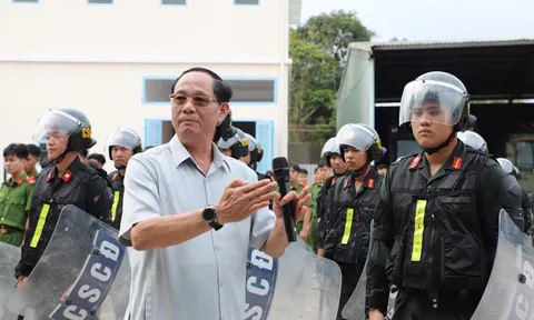 Kiểm tra công tác bảo đảm an ninh, trật tự phục vụ bầu cử tại Cần Thơ