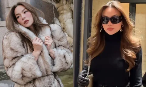 Hồ Ngọc Hà 'lên đồ' sang chảnh khi đi dự tiệc ở trời Tây