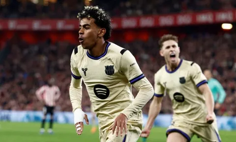 Lamine Yamal cứu Barcelona tại San Mames