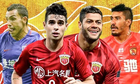 Dàn cầu thủ hưởng lương cao nhất bóng đá Trung Quốc giờ ra sao?