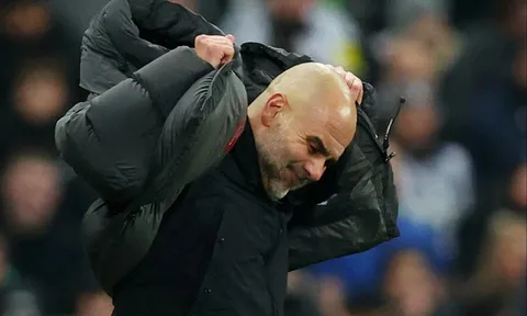 Phản ứng của Pep Guardiola khi kém Arsenal 9 điểm