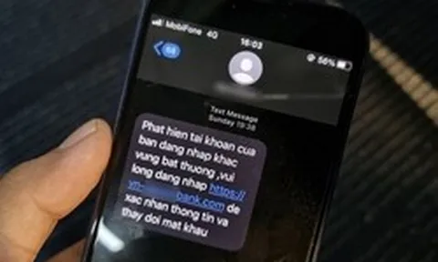 Thấy tin nhắn này, xóa ngay lập tức nếu không muốn tài khoản ngân hàng bốc hơi