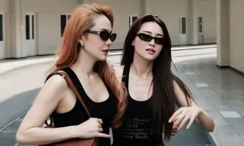 Ninh Dương Lan Ngọc và Minh Hằng ăn diện đồng điệu, visual xinh đẹp ngập tràn khung hình