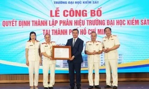 Công bố thành lập Phân hiệu Trường Đại học Kiểm sát tại TPHCM