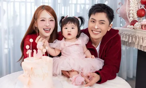 Puka và Gin Tuấn Kiệt lần đầu công khai con gái, netizen xuýt xoa với vẻ đáng yêu của ái nữ
