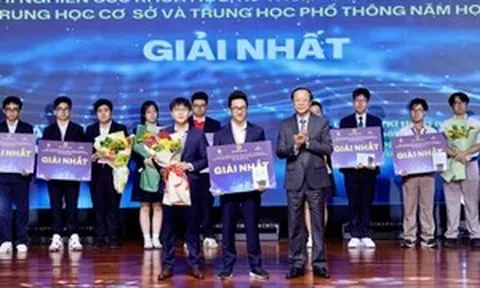 145 dự án đoạt giải thi khoa học, kỹ thuật cấp quốc gia năm học 2025-2026