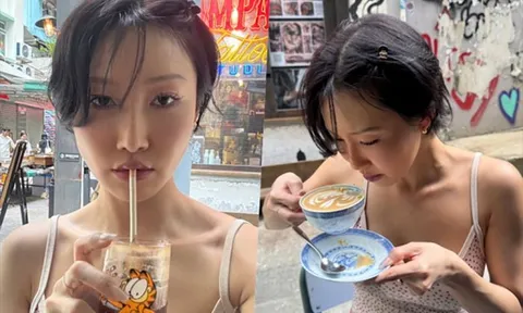 Nhan sắc rạng ngời của nữ ca sĩ Hwasa khiến hội chị em trầm trồ