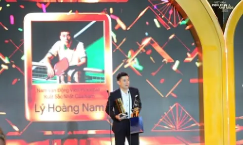 Lý Hoàng Nam được vinh danh tay vợt pickleball hay nhất 2025