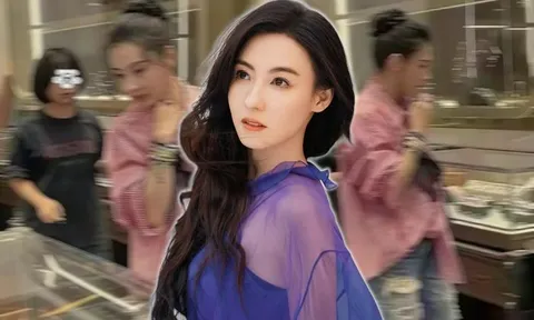 Trương Bá Chi được bắt gặp ở chốn đông người, nhan sắc gây ngỡ ngàng