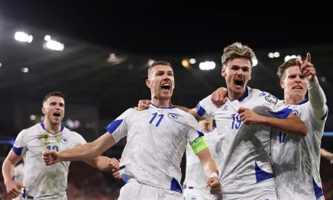 20 năm ghi bàn, Dzeko vẫn cứu Bosnia ở tuổi 40