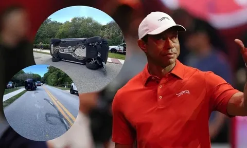 Tiger Woods bị bắt sau khi gây tai nạn