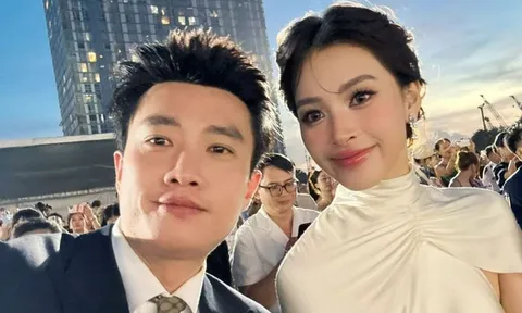 Quốc Trường bày tỏ với Tiểu Vy ở đám đông