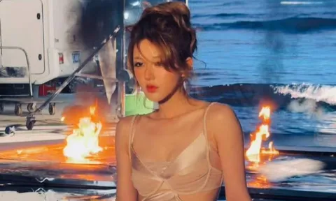 Triệu Lộ Tư khoe visual 'bốc lửa' qua loạt ảnh hậu trường