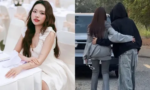 Phương Mỹ Chi ôm eo người bạn khác giới quen biết hơn một thập kỷ