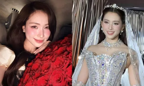 Hòa Minzy 'xuất hiện' khi Tiểu Vy làm cô dâu