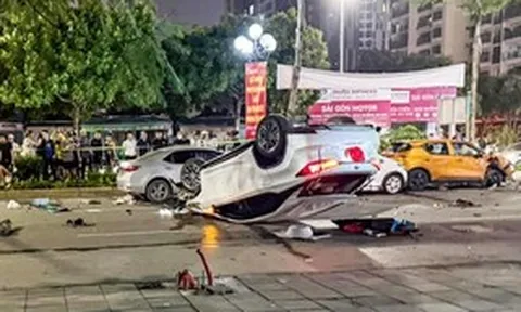 Khởi tố tài xế ô tô Lexus gây tai nạn liên hoàn lúc nửa đêm