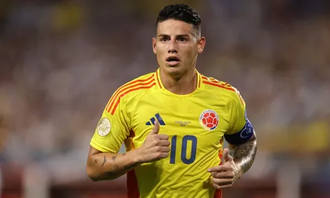 Tình trạng đáng lo của James Rodriguez