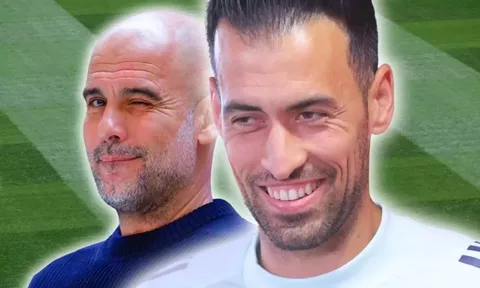 Cú bắt tay hàng triệu euro của Guardiola và Busquets