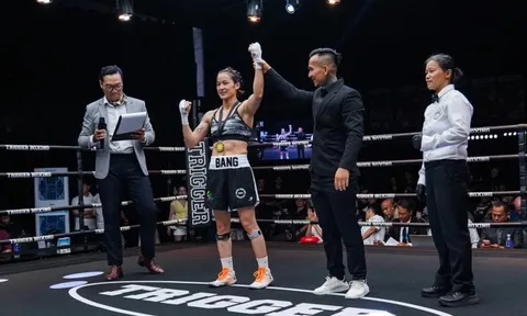 Người đẹp boxing Lê Thị Bằng trở lại ấn tượng