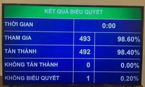 Quốc hội biểu quyết thông qua Luật Tiếp cận thông tin (sửa đổi)