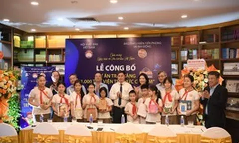 '1.000 thư viện tri thức cho em'-Dự án đặc biệt giúp trẻ em tiếp cận tri thức toàn diện