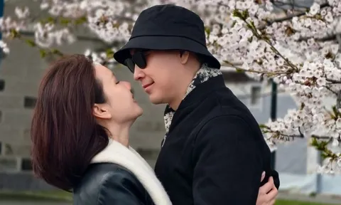 Hương Giang tình tứ bên 'nửa kia' tại Nhật Bản