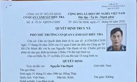 Không trả lại 495 triệu đồng chuyển khoản nhầm, người đàn ông bị truy nã