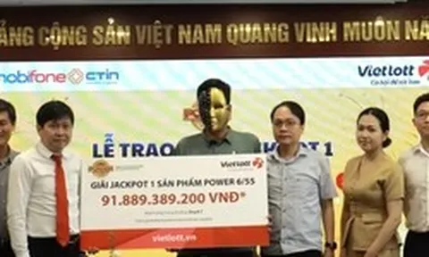 Tiết lộ bộ số Vietlott nam doanh nhân vừa trúng gần 92 tỷ đồng