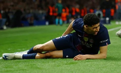 PSG mất Hakimi cho lượt về Champions League