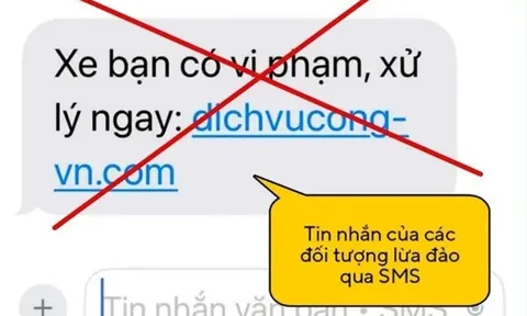 Cảnh báo thủ đoạn lừa đảo "phạt nguội" qua trang web giả mạo dịch vụ công